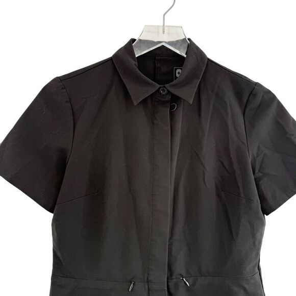 Figs Malindi Top Black Technical Collection Tailored XS Pockets Collared - Picture 3 of 10